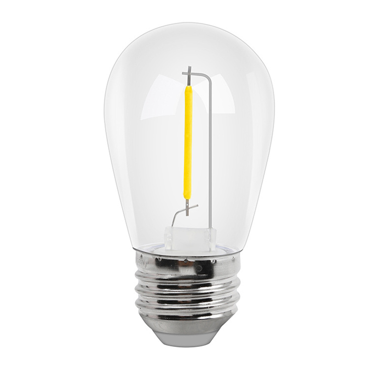 S14 Edison Bulb Lighting E26/E27 With 2700K Single Filament LED Blub Lights