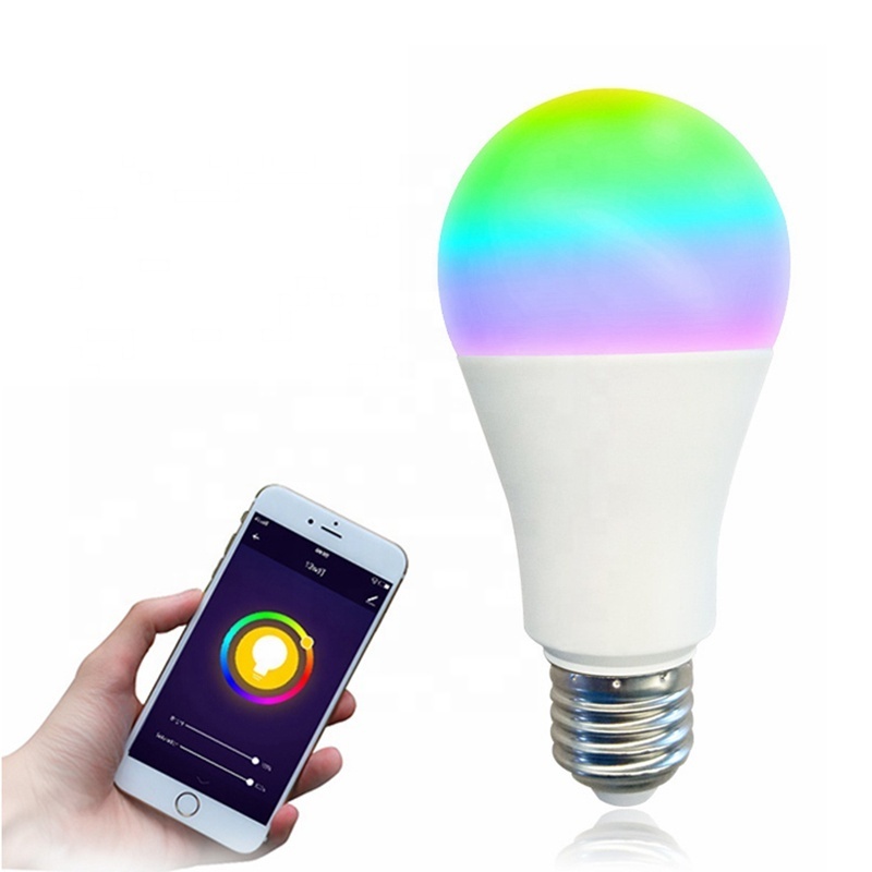 Tuya Smart E12 E14 E27 Smart WiFi LED Light Bulb RGB Color Changing Bulb compatible with smart life tuya app