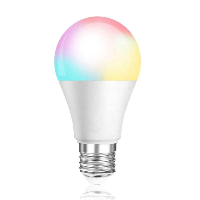 9w Rgb Magic Light Bulb Lamp Wake-up Lights Compatible With Alexa And Google Assistant