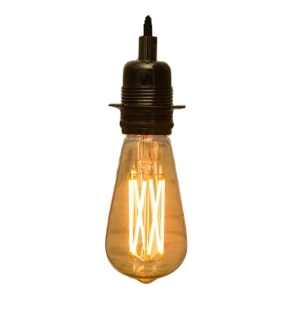 80+ Cri 4watt Filament Bulb E27 St64 Teardrop Filament Lamp ST64 Led Filament Bulb