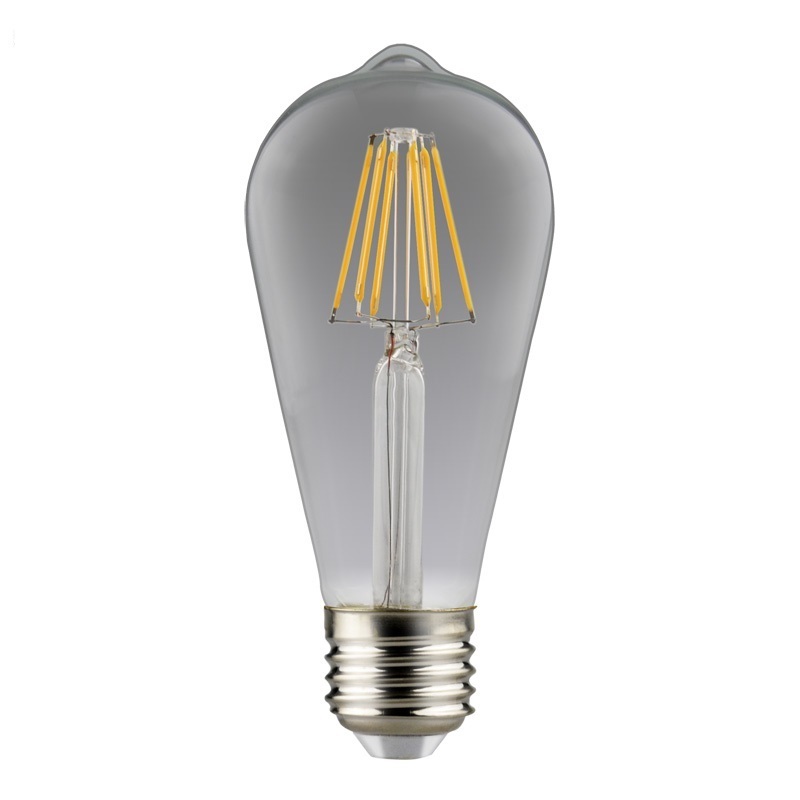 80+ Cri 4watt Filament Bulb E27 St64 Teardrop Filament Lamp ST64 Led Filament Bulb