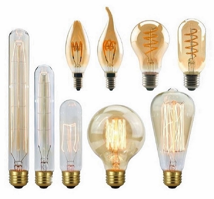 LED Filament Lamp E27 E14 2W 4W 6W 8W Clear Retro Edison A60 G45 ST64 C35 LED Filament Bulb