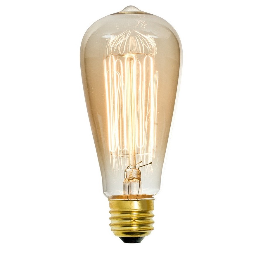 LED Filament Bulbs E27 Warm Yellow Chandelier Vintage ST64 Filament Lamp Bulb