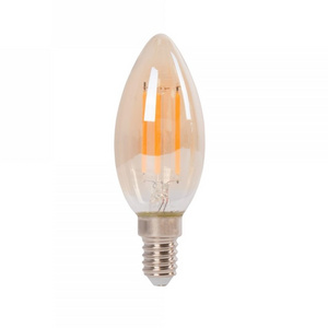 E12 E14 LED Candelabra Base Lamp 40Watts Incandescent Bulb Replacement C35 LED 4W Filament Bulb