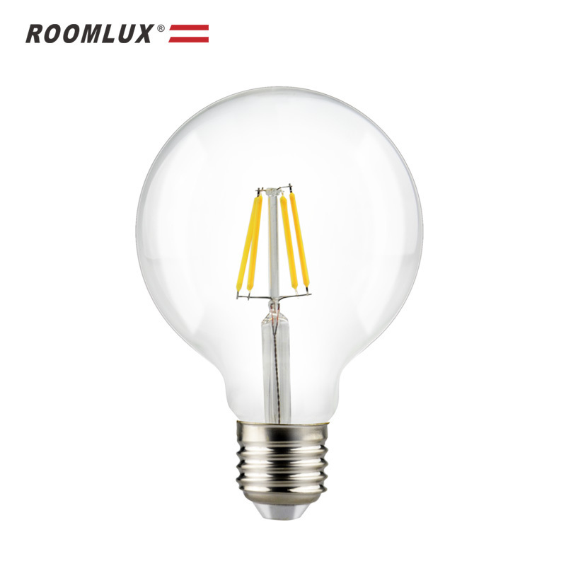 Roomlux Light Lamp 4W 6W 8W 2700K Edison Retro G80 G95 G125 LED Filament Bulbs G Type