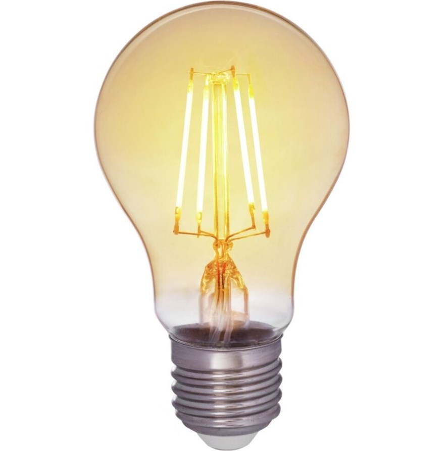 Long Lifespan Ultra Bright 8 Watts 60W Incandescent Bulb Replacement A60 LED Filament Light Bulb