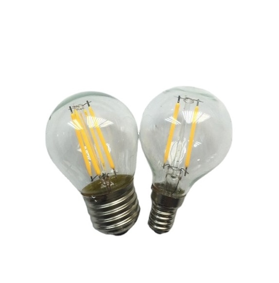 LED Filament G45 Edison Bulb Retro-inspired Small Round Glass 2w 4w 5w G45 LED Filament Bulb