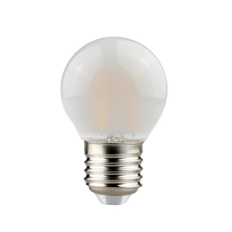 Led Edison Globe Light Bulb Warm White Frosted Glass Bathroom Light G45 Filament Light Bulb