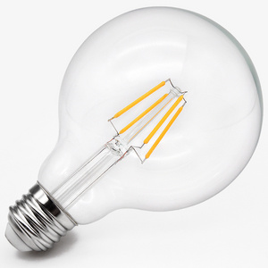 Long Filament Bulb E27 Base Dimmable G95 G125 Led Filament Bulb Big Size Extra Large Giant