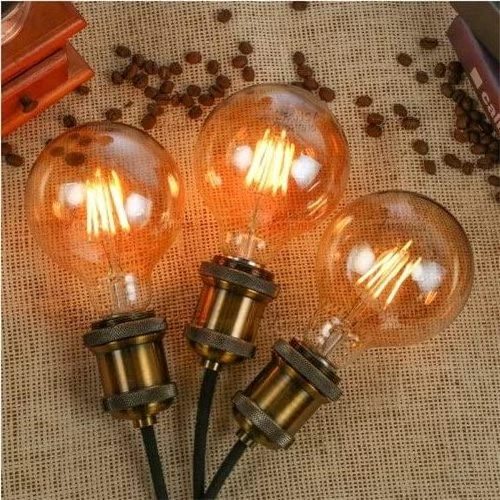 Roomlux 4W E27 Filament G95 Led Chandelier Bulb For Home Bar Hotel Restaurant Cafe