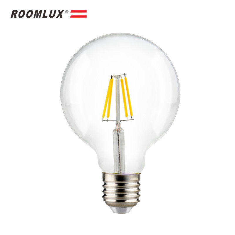 Roomlux 4W E27 Filament G95 Led Chandelier Bulb For Home Bar Hotel Restaurant Cafe