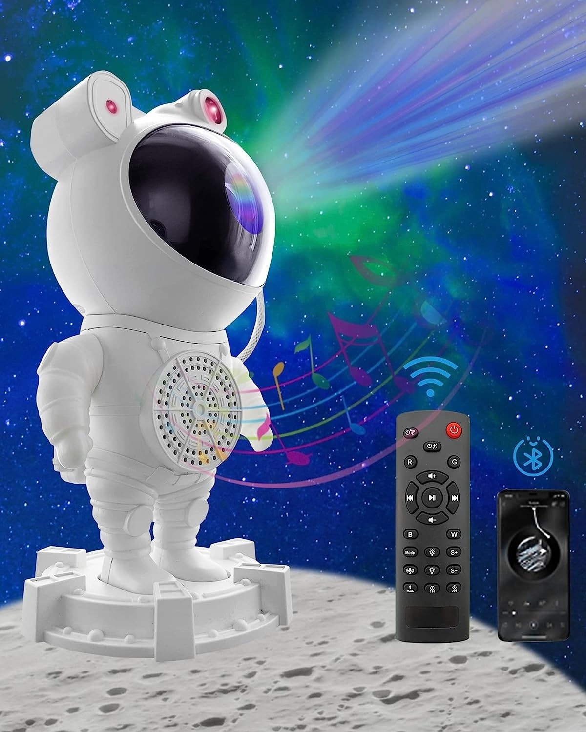 Night Light Kid Starry Sky Projector Astronaut Space Projector for Bedroom