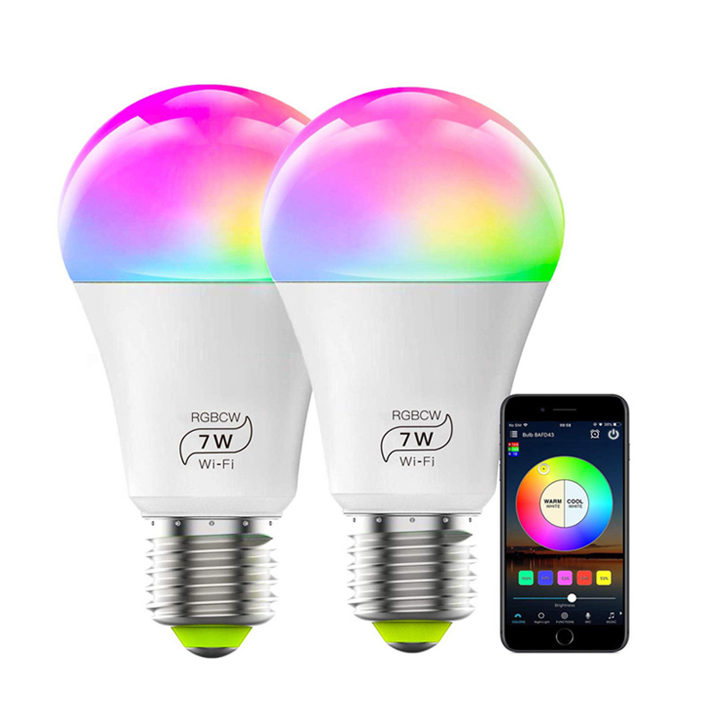 Wifi group control home lighting smart bulb wifi dimmabl led bulb wifi controlled light bulb