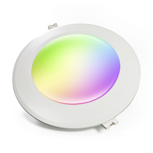 Factory Tuya Smart Life LED Down Light 12W 16W 18W 20W RGB CCT Smart LED Recessed Downlight