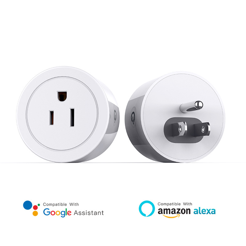 Factory 10A 16A Switch Smart Plug Socket Supports Alexa Google Asisstant Home Wifi Smart Power Plug