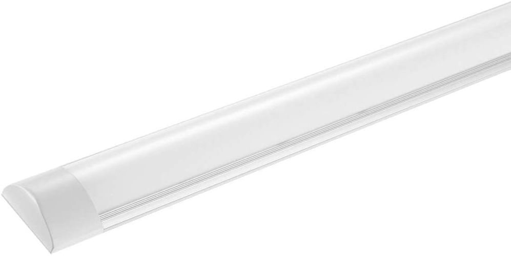 LED Batten Slimline Profile Wide Tube Day White Available in 1ft 2ft 3ft 4ft Wall and Ceiling Light Replaces 90W