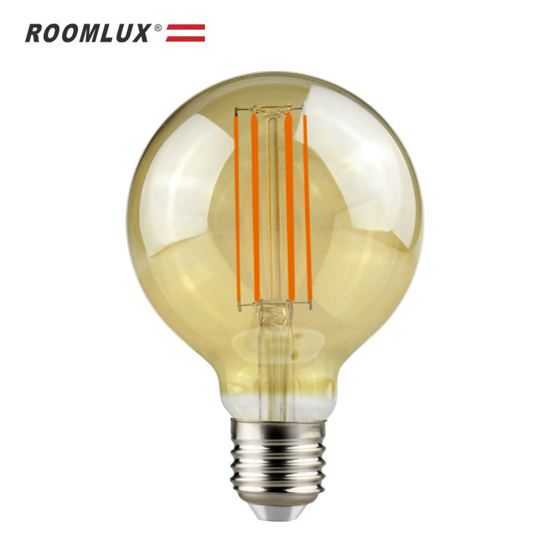 Led filament bulb A19 C35 G45 A60 G80 G95 E27/B22 4W 6W 8W filament led bulb lamp light