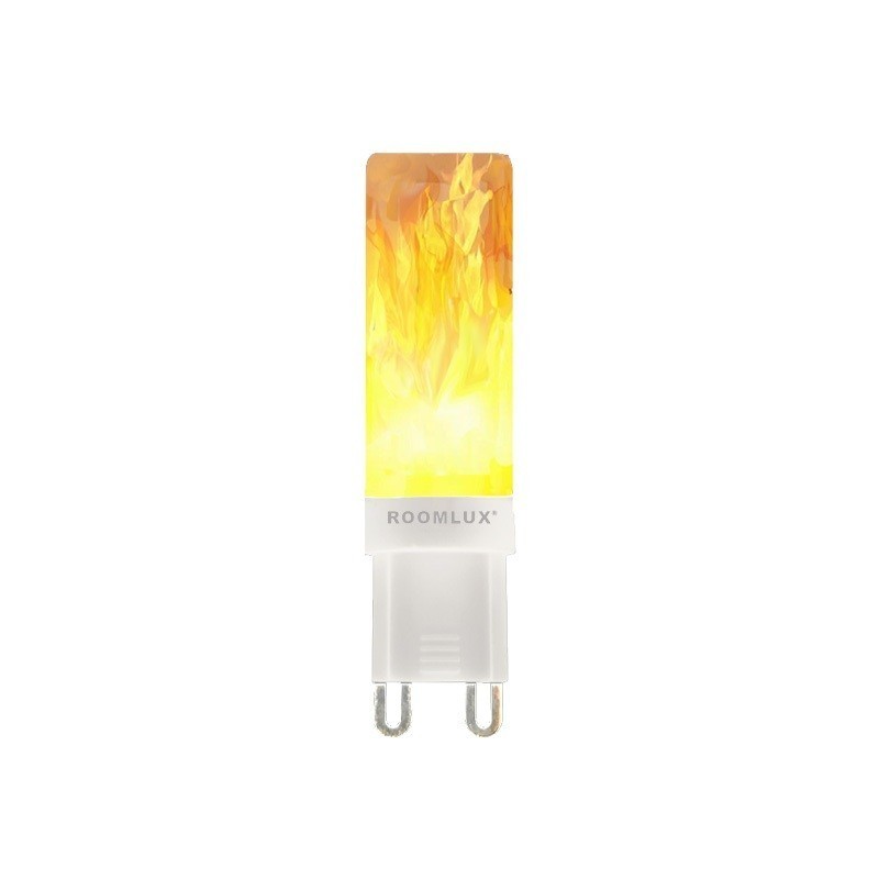 Flame effect led bulb 0.5W G4 12V DC flame led light bulb lamp