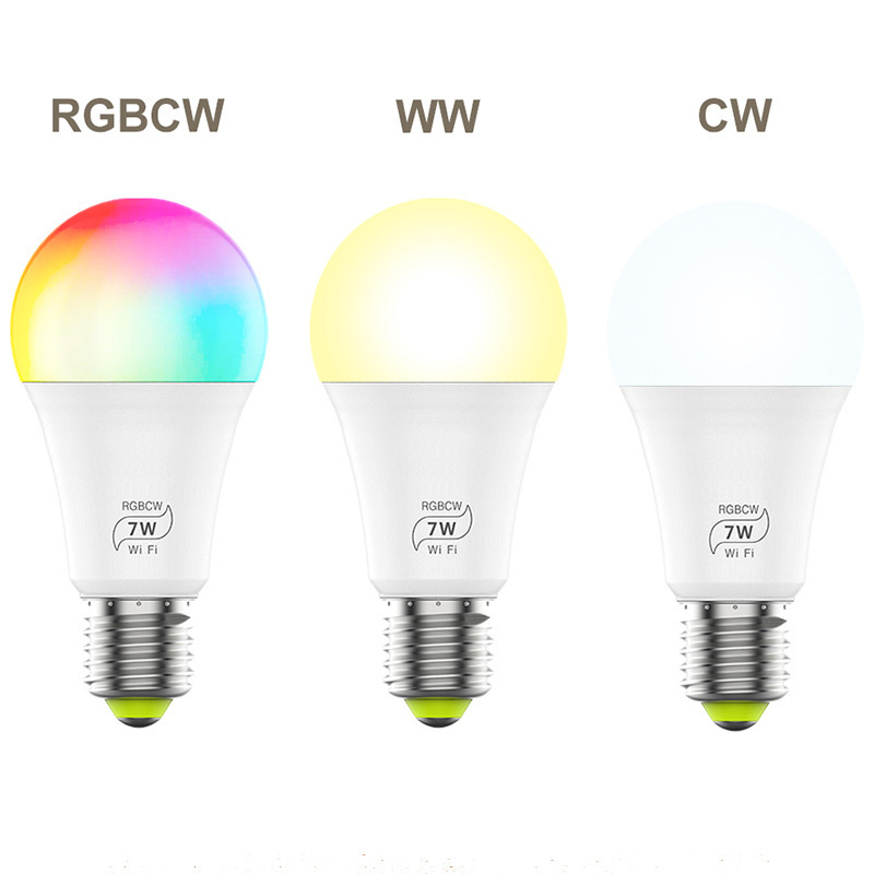 Factory hot sale 9w wifi bulb color change e27 smart bulb light