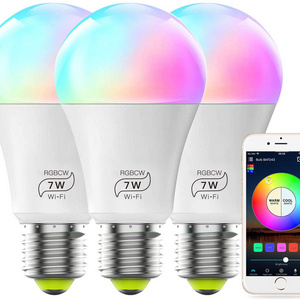 Factory hot sale 9w wifi bulb color change e27 smart bulb light