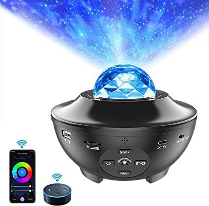 Roomlux Starry Night Light Star Smart Projector Sky Lite Laser Projector With Music Player