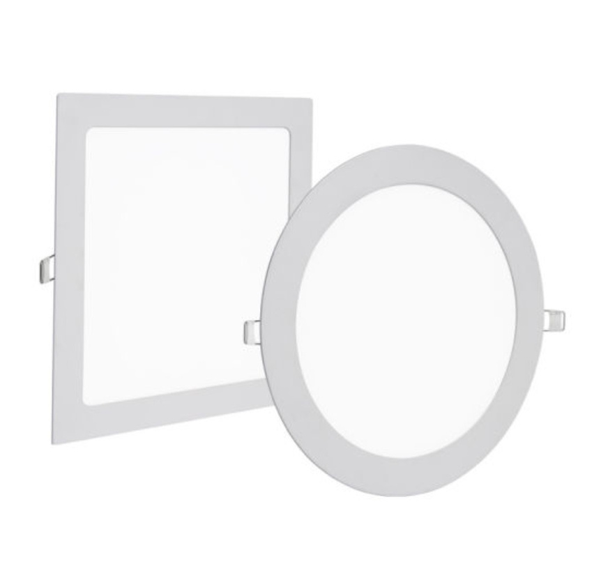 Thin Hotel Office Lighting 2835smd Chip Square Round Recessed Round Ultra Slim Led Panel Lights Ceil