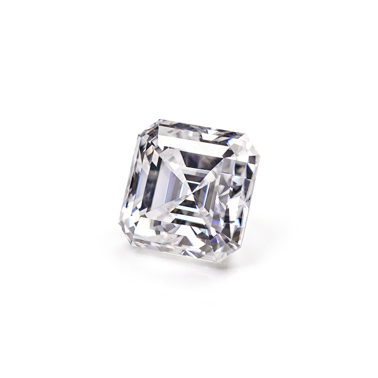 Wholesale Moissanite Price Asscher Cut Moissanite Super White D Moissanite Diamond For Jewelry