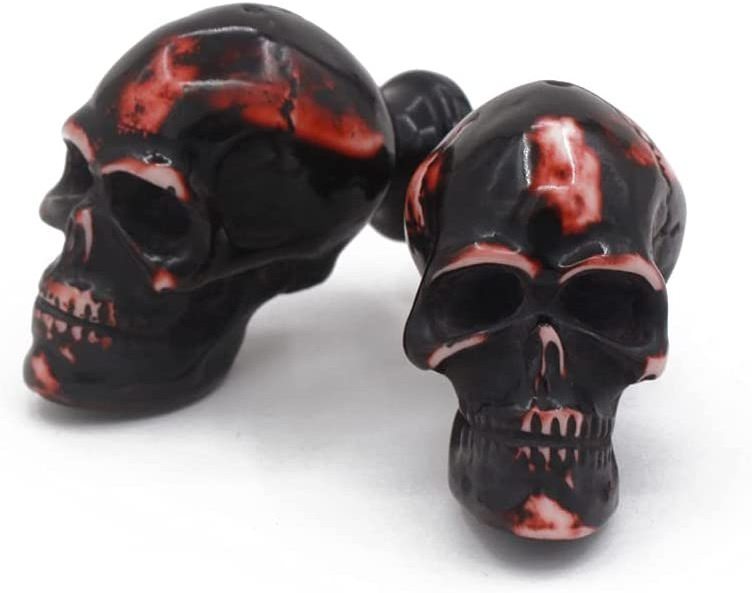 Home Decor- Skull Knob Decorative Resin Dresser Knob for Furniture, Chest of Drawres, Cupboard, Nursery Drawer and Cabinet Pull