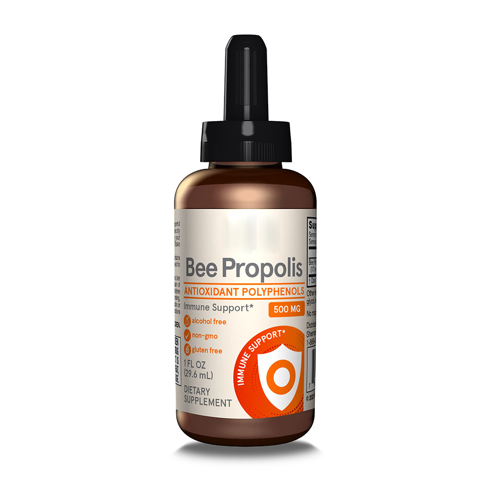 Bee Propolis  Oral Liquid For Native GMP-Compliant Quality Assurance Celiac-friendly Green alternatives