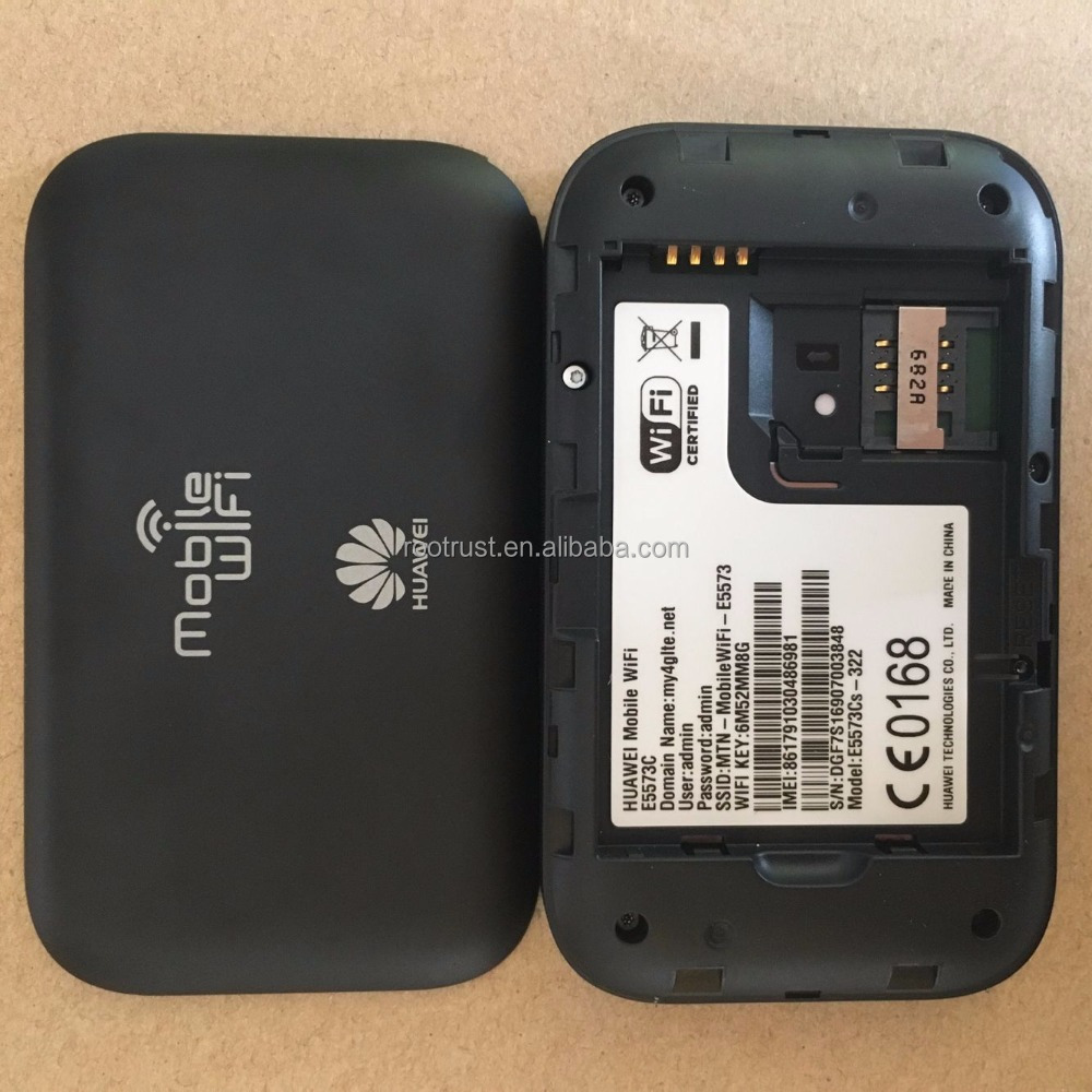 Wholesale Unlocked E5573s-320 E5573cs-322 E5573 Black MTN Logo 4G mobile hotspot LTE Cat4 wifi router