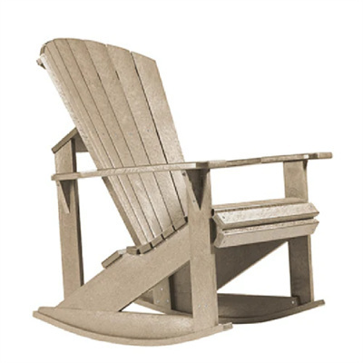 Low price high quality waterproof HDPE plastic Adirondack Rocking Chair