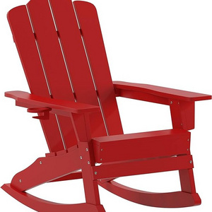 Low price high quality waterproof HDPE plastic Adirondack Rocking Chair