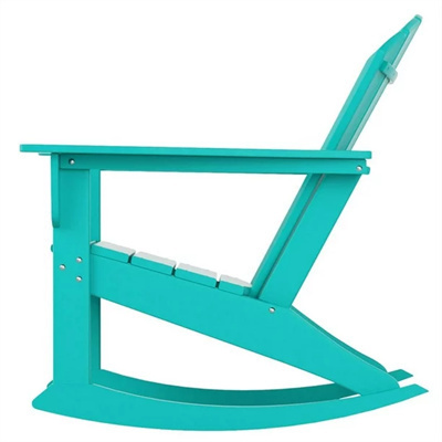 Low price high quality waterproof HDPE plastic Adirondack Rocking Chair