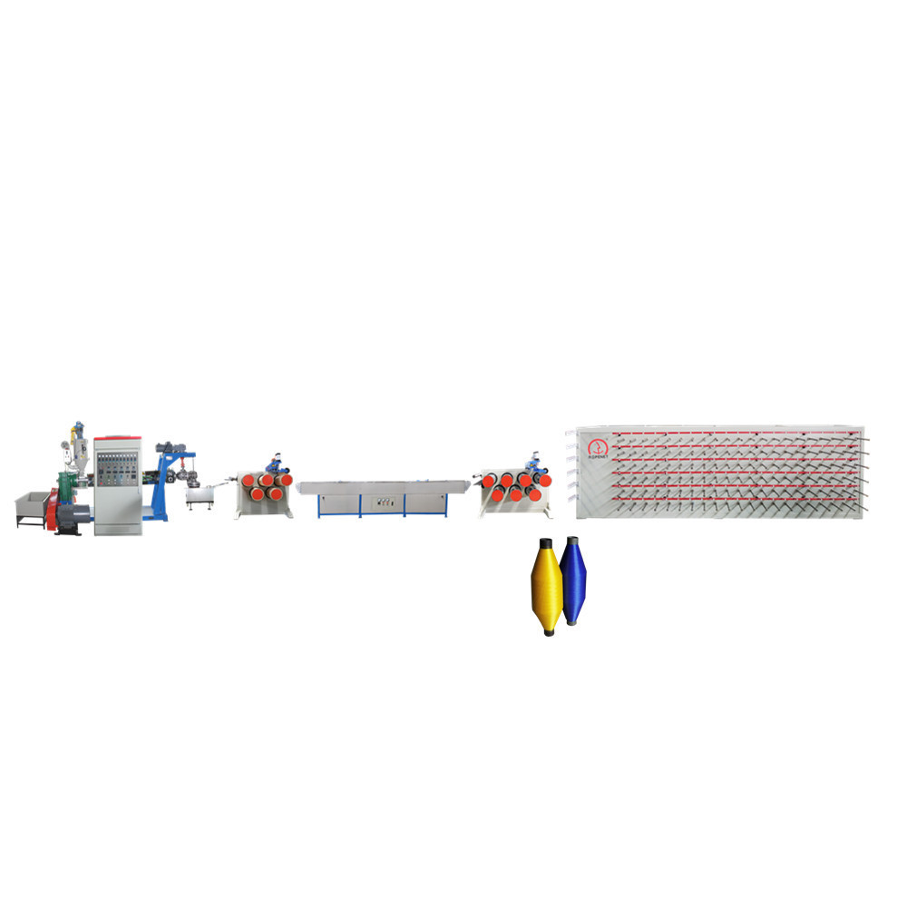 pet polyester brush yarn making extruder machine/broom monofilament extrusion machine line