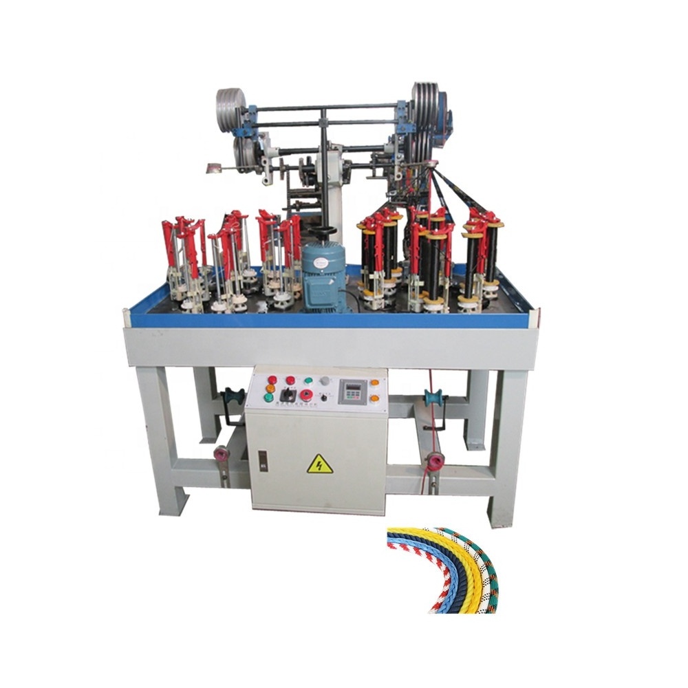 High Speed Wire Loom Shoelaces Rope Braiding Machine