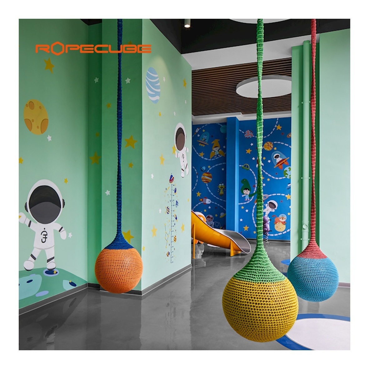 Children's Swing Ball at the Preschool Children's Kindergarten Hotel Indoor Playground Equipment