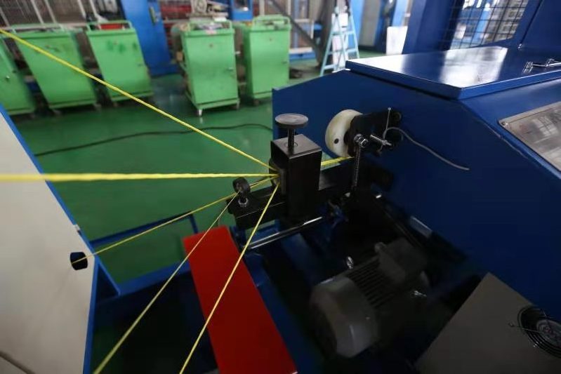 High Speed 3 Strands Twisted Pp Pe Twine Rope Making Machinery/pp Monofilament Yarn Machinery