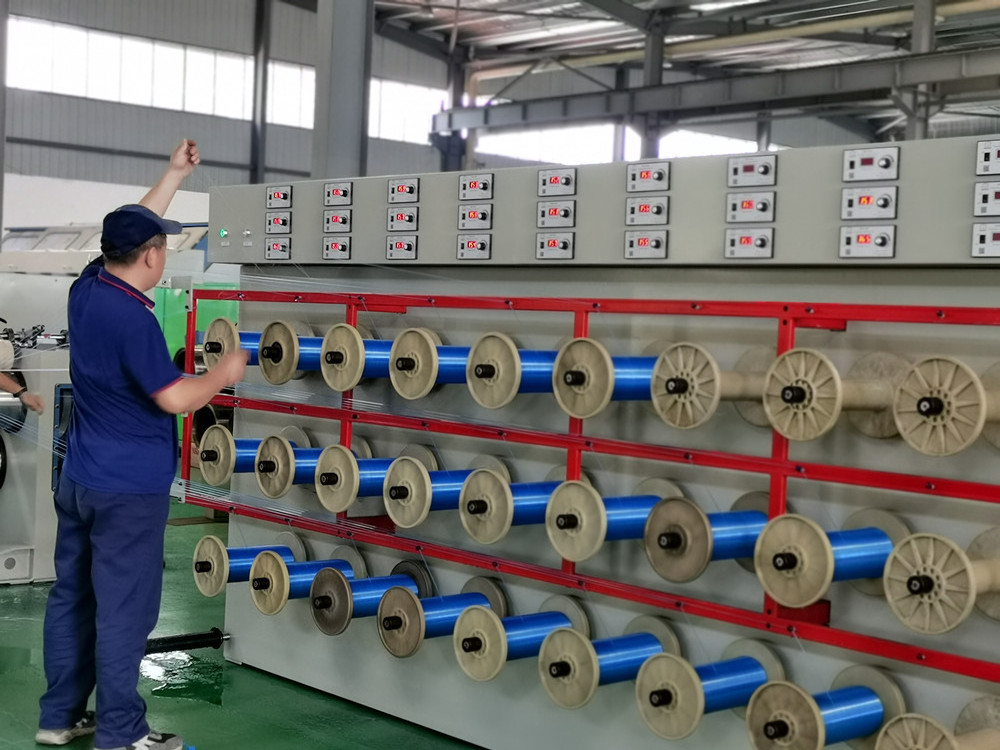 PP HDPE Nylon  monofilament yarn extruding machine rope making production line