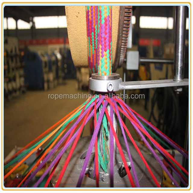 high quality flat belt/wire /rope/cable braided rope making machine