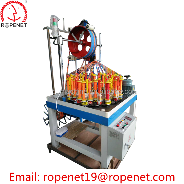 high quality flat belt/wire /rope/cable braided rope making machine