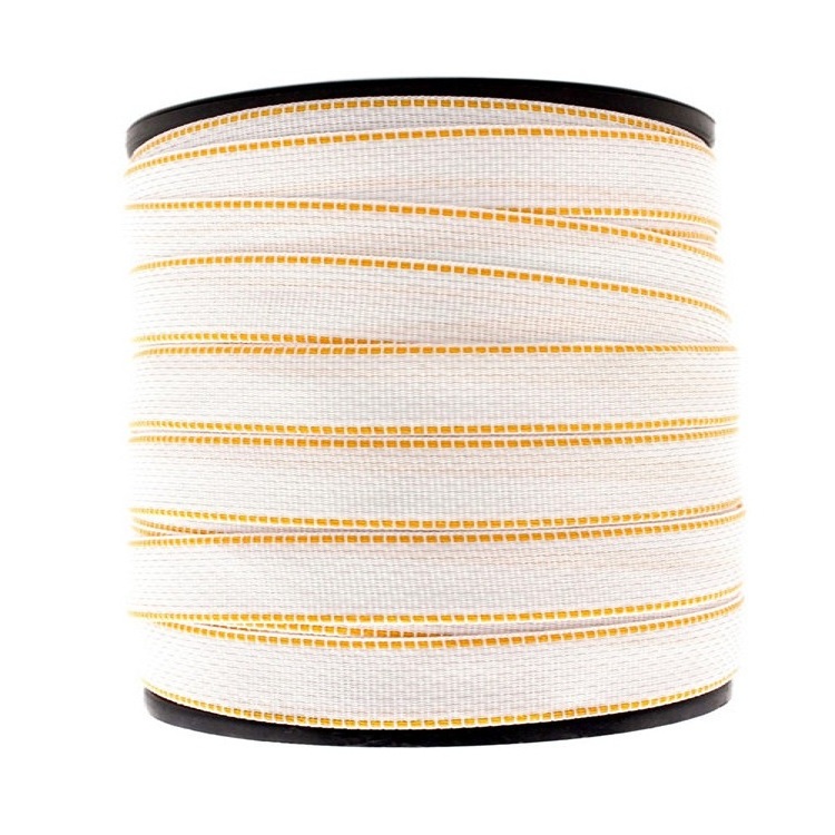 8*0.16 SS wire 40mm electric fence polytape for horse farm