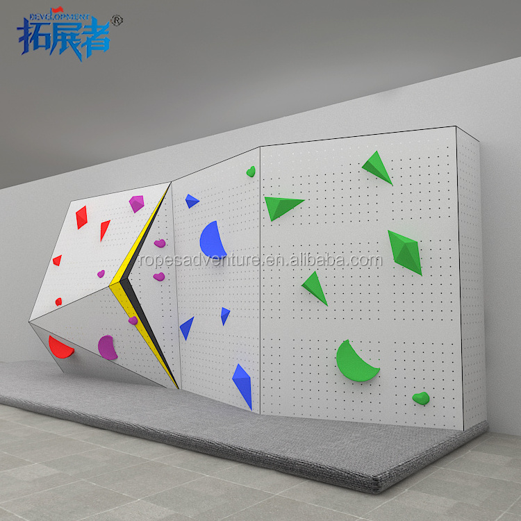 Outdoor or indoor rock climbing wall traverse climbing walls for kindergarten and home kids daycare