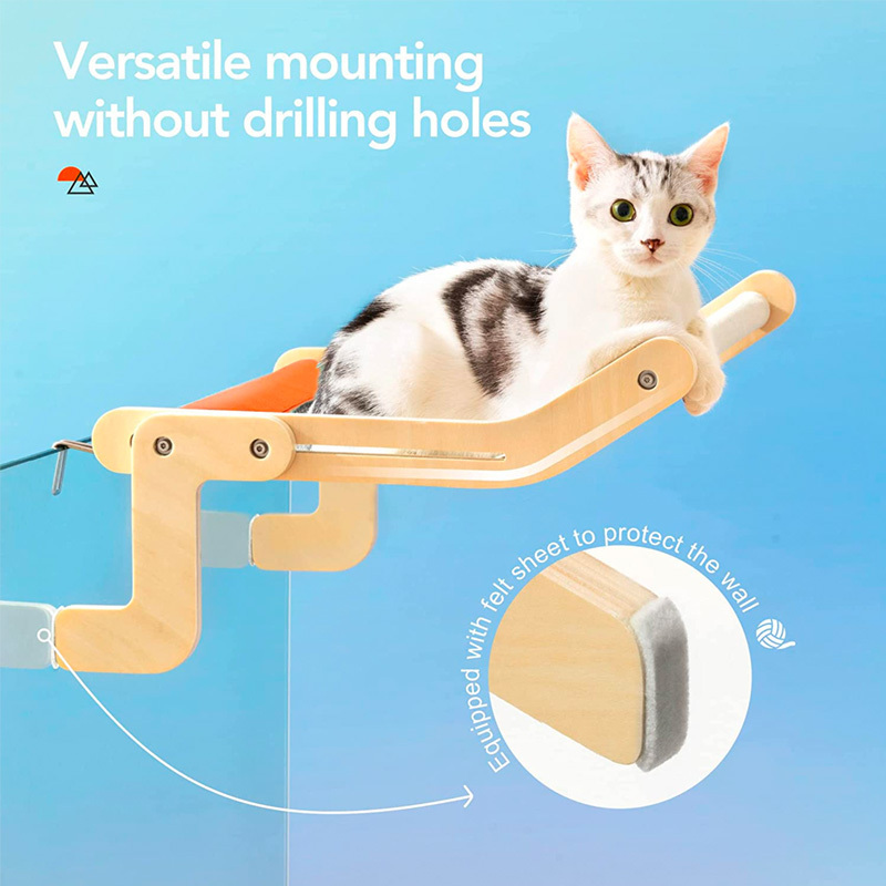 MewooFun Custom Strong Hanging Cats Radiator Hammock Cat Wall Perch Hammock for Cats