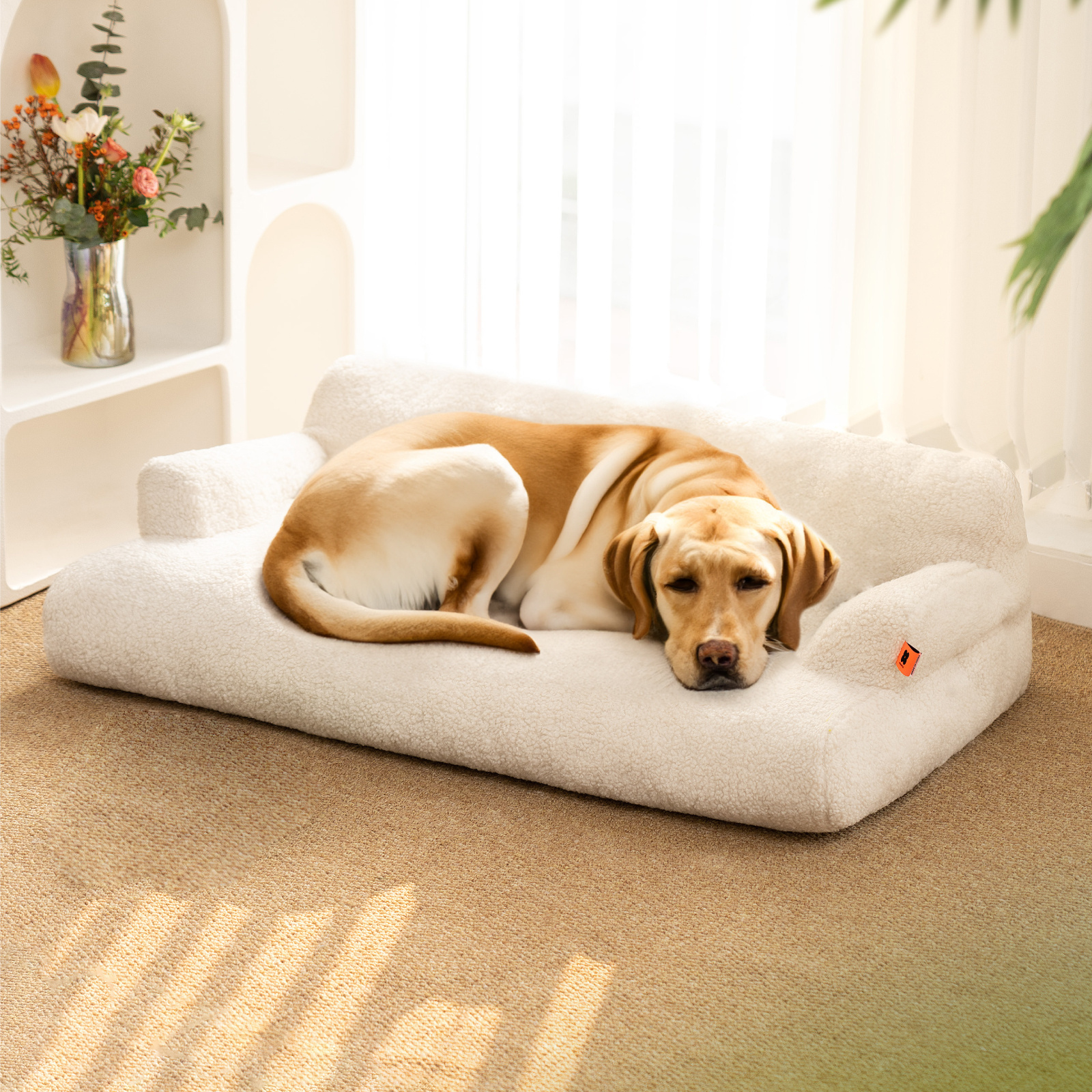 MewooFun Eco Friendly Luxury Designer Pet Sleep Nest Washable Winter xxl Dog Bed