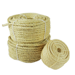 Chinese Supplier Cheap Price 2mm 3mm Natural Sisal Fiber Twine Agriculture Packing Rope Sisal Rope For Machine