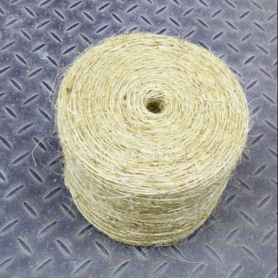 3ply 3mm Sisal Baler Twine FIBER Natural 4g/m-6.3g/m Customized Length Agriculture Packing Twine Sisal Twine In Rolls