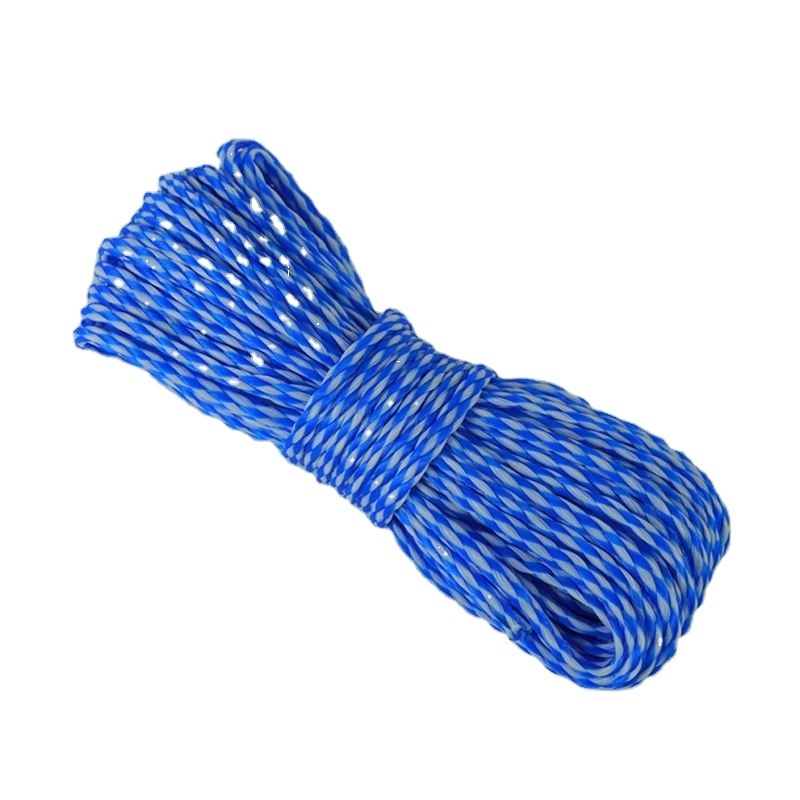 High Tensile 6mm 8mm 10mm Twisted Rope Twine Polyethylene PE Hollow Braid Rope