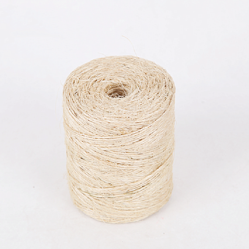 3ply 3mm Sisal Baler Twine FIBER Natural 4g/m-6.3g/m Customized Length Agriculture Packing Twine Sisal Twine In Rolls