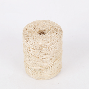 3ply 3mm Sisal Baler Twine FIBER Natural 4g/m-6.3g/m Customized Length Agriculture Packing Twine Sisal Twine In Rolls