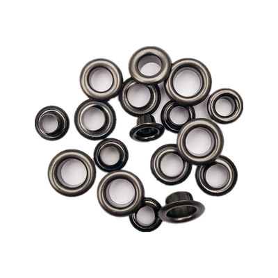 4mm Internal Hole Dia Stainless Steel Grommets Eyelets with Washer Self Backing, Silver